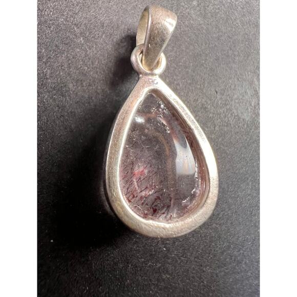 NEW Lepidocrocite super 7 sterling silver teardrop pendant 3.31 grams - Picture 4 of 11